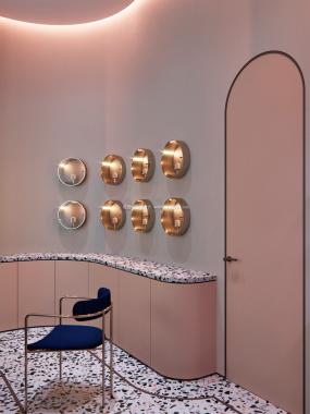 高档美发店设计装饰效果图