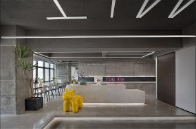 个性美发店装修设计效果图片