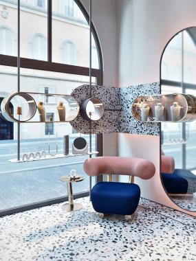 高档美发店设计装潢图片