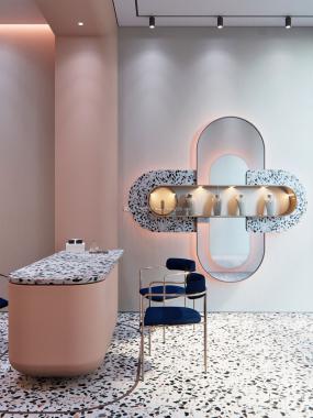 高档美发店设计装饰图