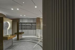 个性美发店装修实景图片