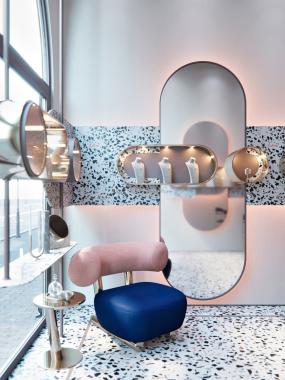 高档美发店设计效果图片