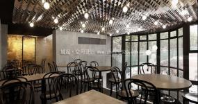 红酒餐厅装修高清效果图