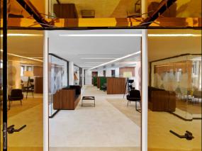 高端极简风格办公室装修效果图