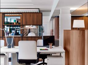 极简风格办公室装修设计效果图