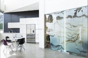 极简风格办公室设计装饰图