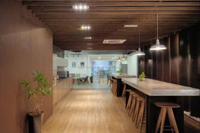 2019年后现代风格办公室装修效果图