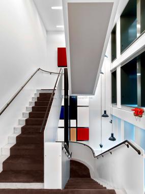 极简风格办公室装饰效果图