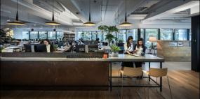 极简风格办公室装修高清效果图