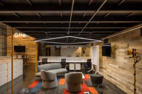 最新园区办公室装饰实景图