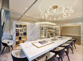 清新办公室装潢效果图