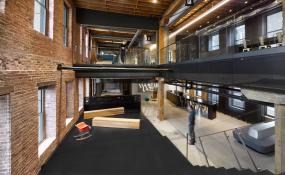 清新办公室设计装修效果图片