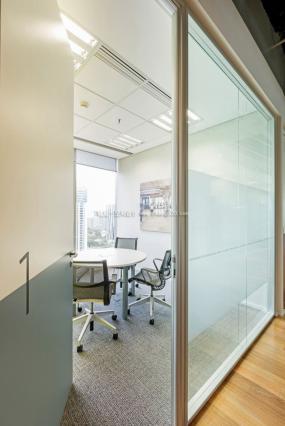 简洁办公室装修实景图片