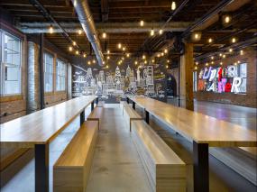 清新办公室装潢设计效果图片