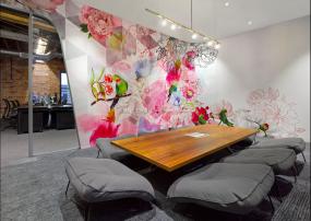 最新清新办公室设计装饰效果图片