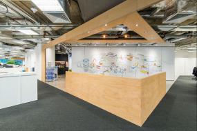 简洁办公室设计装饰效果图