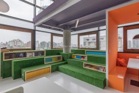 营销办公室装修实物图片