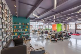 营销办公室装修实景图片