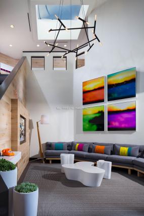 明亮办公室设计装饰效果图