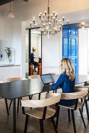 韩国办公室装潢图片