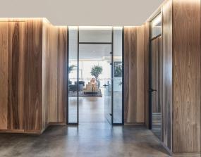 后现代办公室装潢效果图