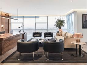 最新后现代办公室装饰实景图