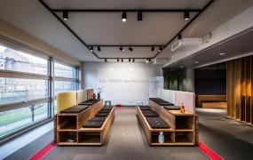 韩式办公室装修设计效果图