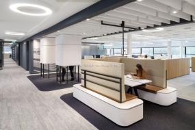 外包公司办公室装修高清效果图