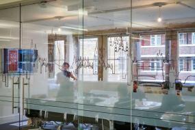 最新网络培训公司装修设计效果图