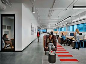 外包公司办公室装饰设计效果图