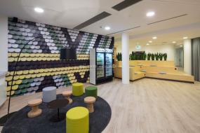 销售公司办公室装修实物图片