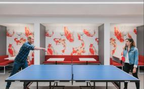 最新旅游服务公司办公室设计装饰效果图