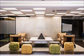 制药公司办公室装修实物图片