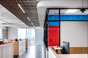 财务公司办公室设计装饰效果图