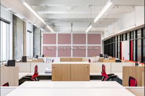 医药公司办公室装修装潢效果图