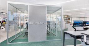 影视公司办公室装修实物图片