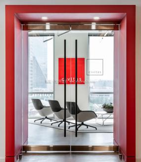 财务公司办公室装潢设计效果图片