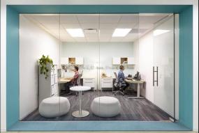 租赁公司办公室装修高清效果图