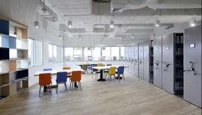 礼品设计公司办公室装修装潢效果图