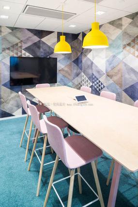 高档保健品公司装修图片