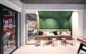 最新印刷公司办公室装修设计效果图