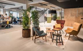 印刷公司办公室装修设计效果图片