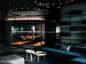 电子公司装修实景图片