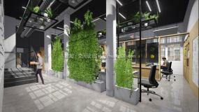 网络游戏公司设计装饰效果图