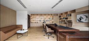 产业园办公室装修实景图片