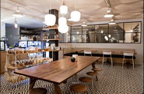 网红奶茶店设计装修效果图片