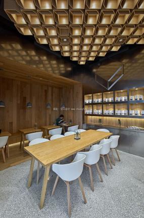 网红奶茶店设计效果图片