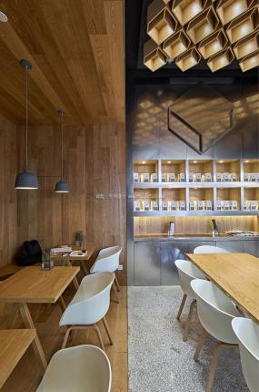 网红奶茶店装饰设计效果图片