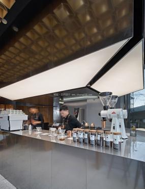 高档网红奶茶店装修效果图