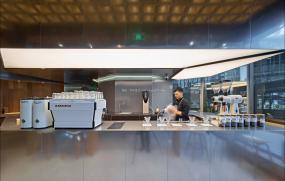 网红奶茶店设计装饰效果图片